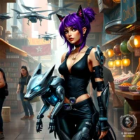 Cyberpunk Ladies 10 ArtSpace