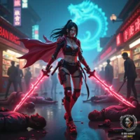 Cyberpunk Ladies 20 SeaArt