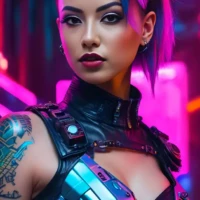 Cyberpunk Portrait 01 Cyberpunk Portrait 01