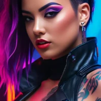 Cyberpunk Portrait 02 Cyberpunk Portrait 02