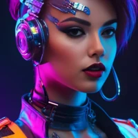 Cyberpunk Portrait 06 Cyberpunk Portrait 06