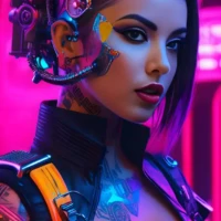 Cyberpunk Portrait 18 Cyberpunk Portrait 18