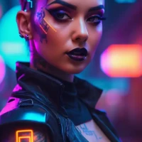 Cyberpunk Portrait 21 Cyberpunk Portrait 21