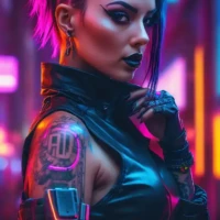 Cyberpunk Portrait 23 Cyberpunk Portrait 23