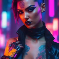 Cyberpunk Portrait 26